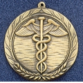 1.5" Stock Cast Medallion (Caduceus)